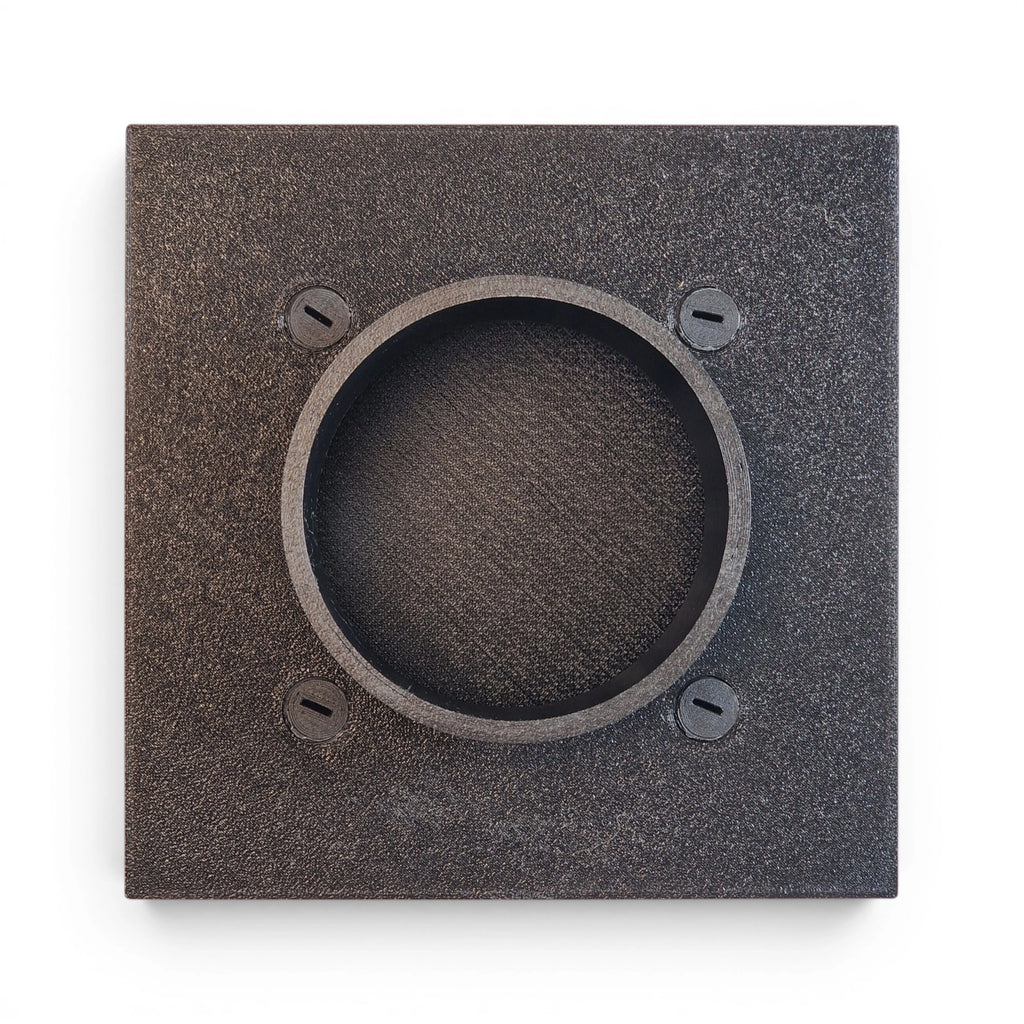 Ukryta wentylacja magnetyczna kwadrat 100mm Czarna