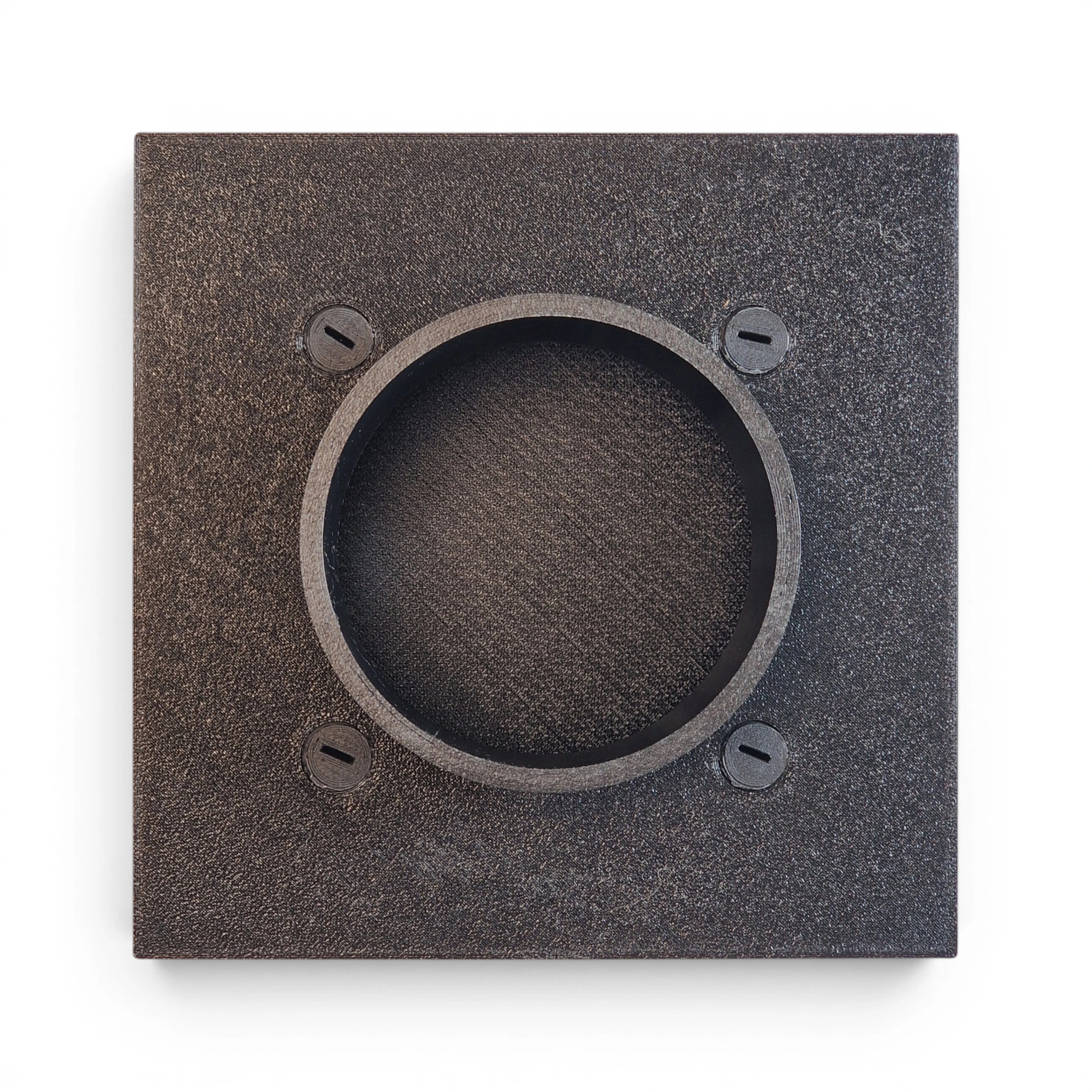 Ukryta wentylacja magnetyczna kwadrat 150mm Czarna