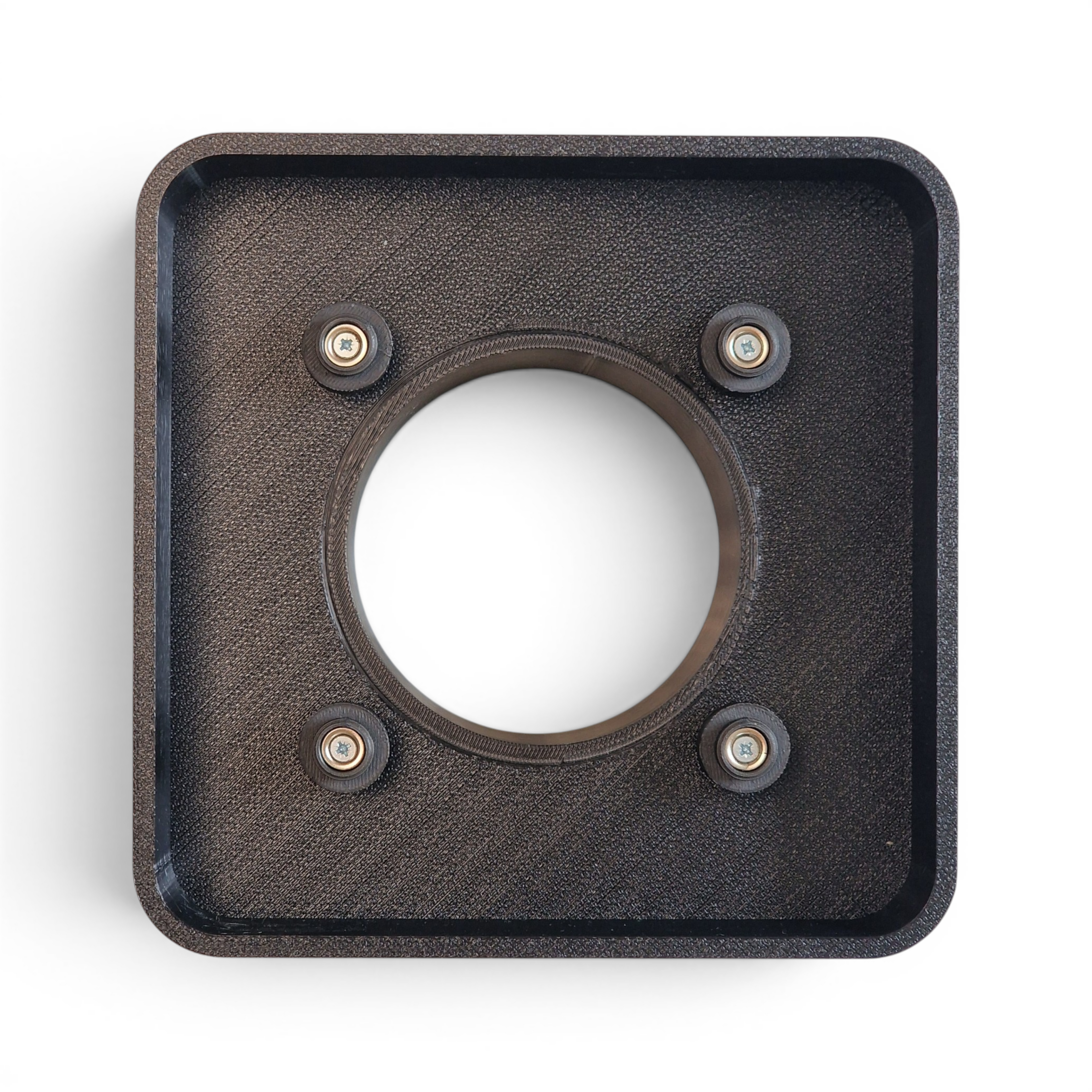 Ukryta wentylacja magnetyczna kwadratokrąg 150mm Czarna