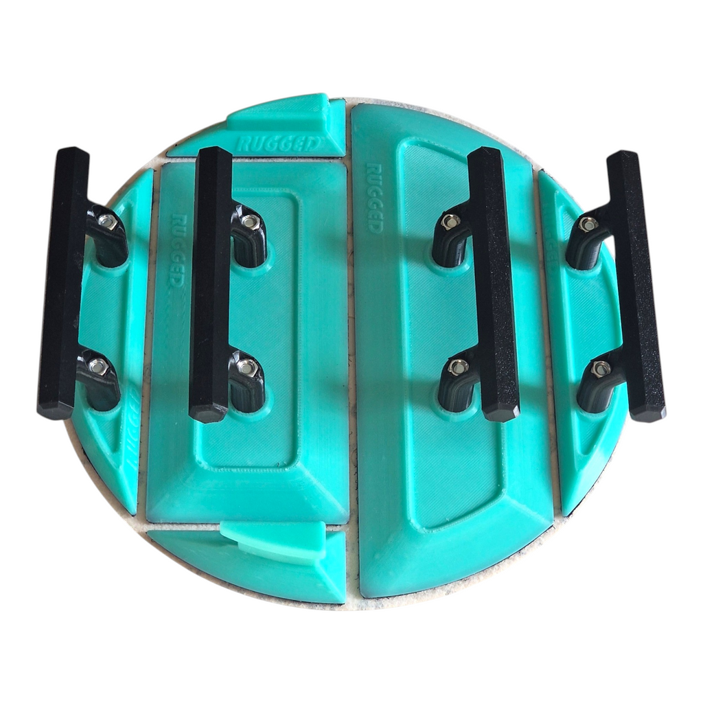 Zestaw 6 mini pacek szlifierskich na papier 225mm