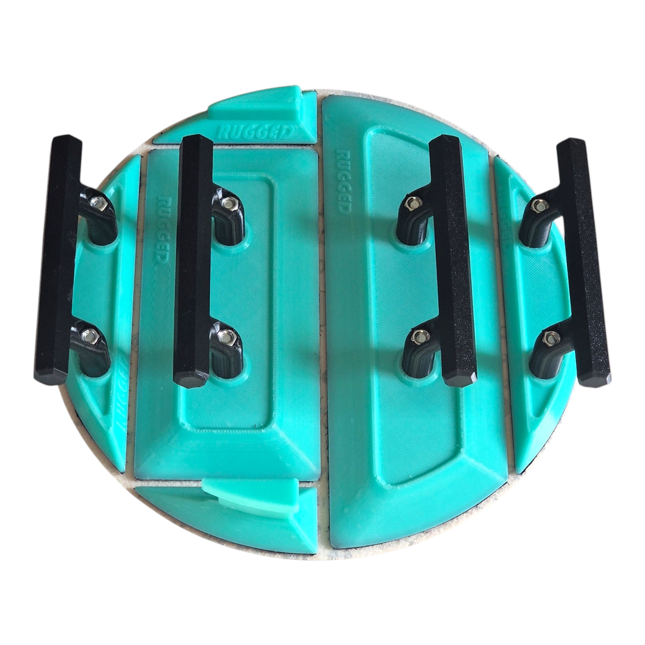 Straight sanding block with LED - replaceable battery base