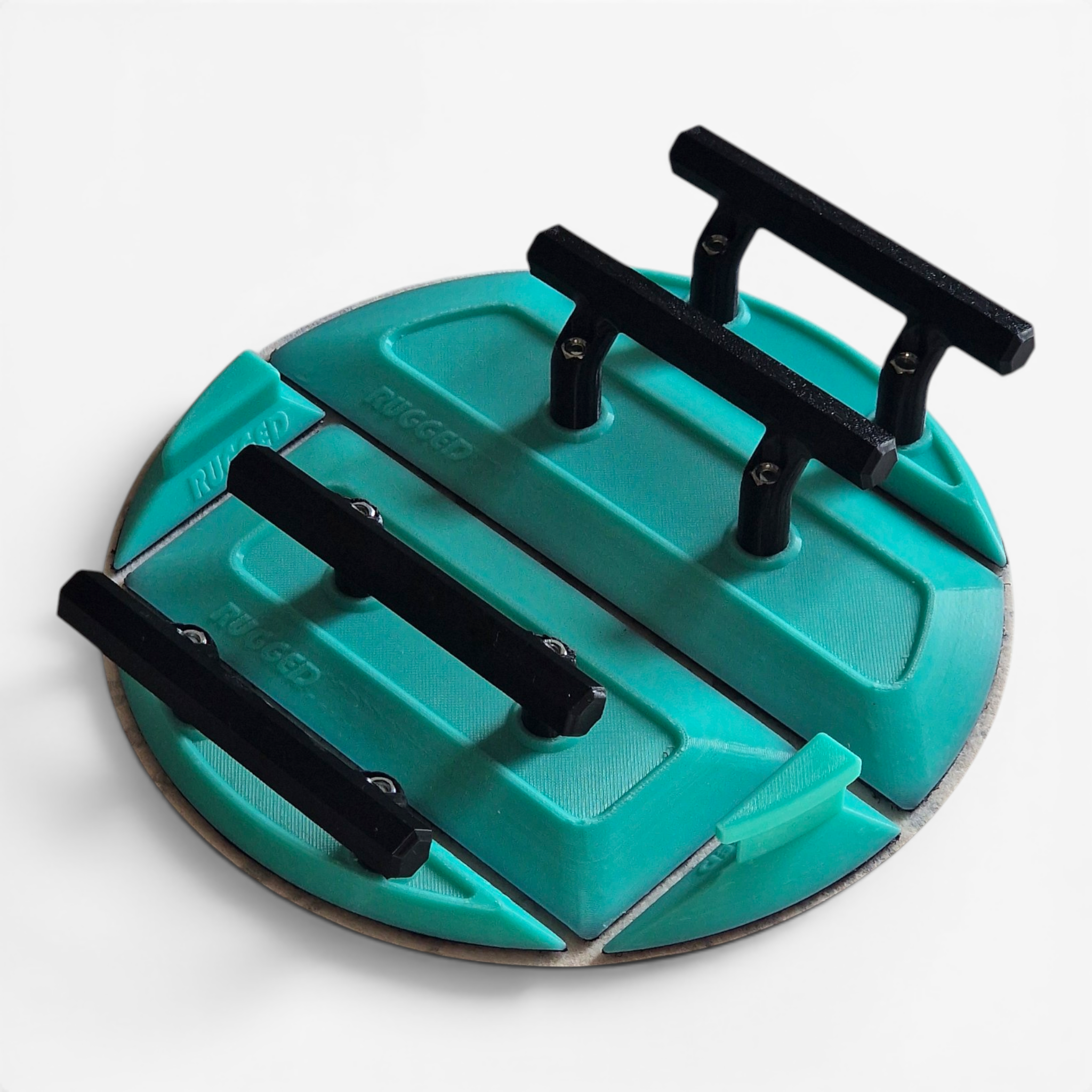 Straight sanding block with LED - replaceable battery base