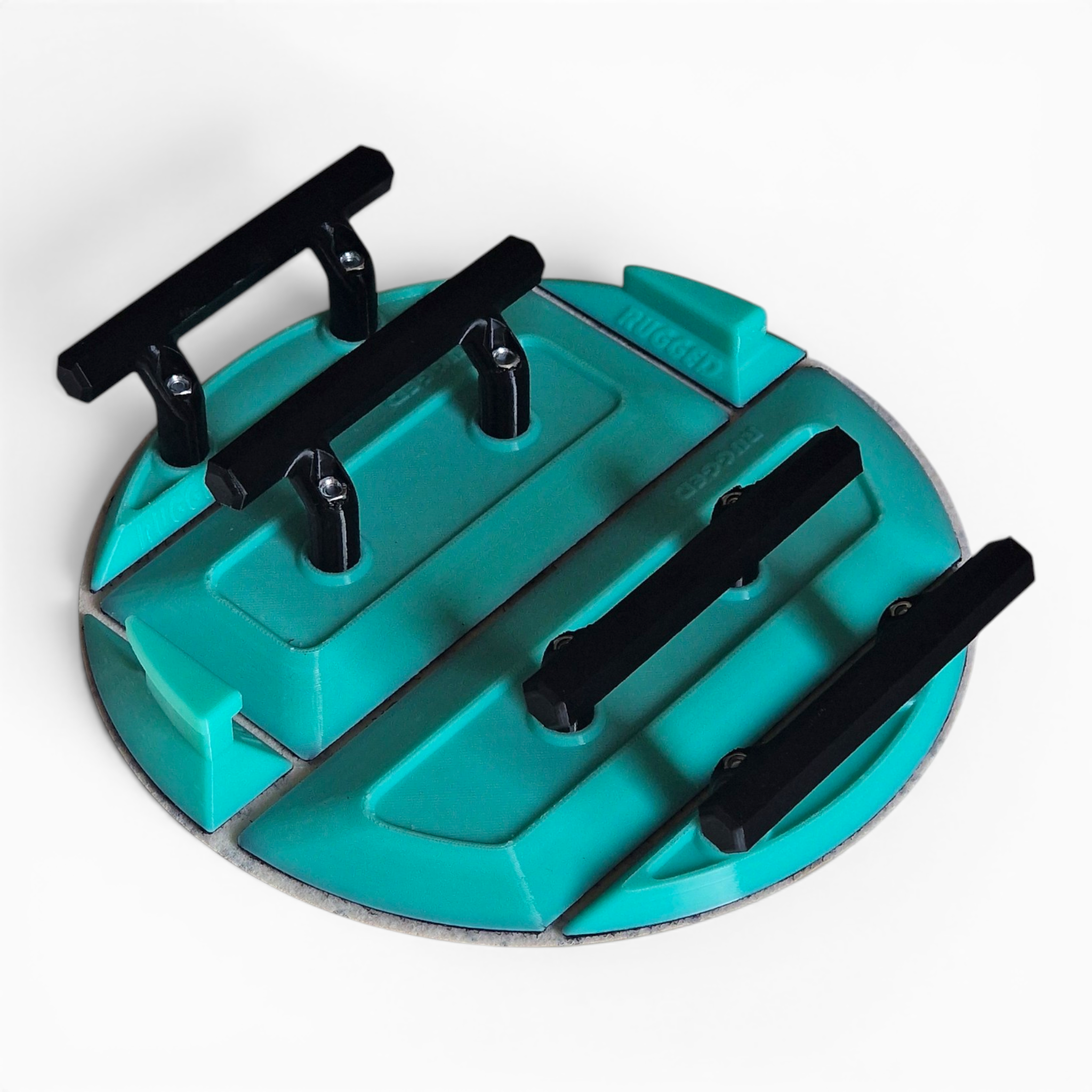 Straight sanding block with LED - replaceable battery base