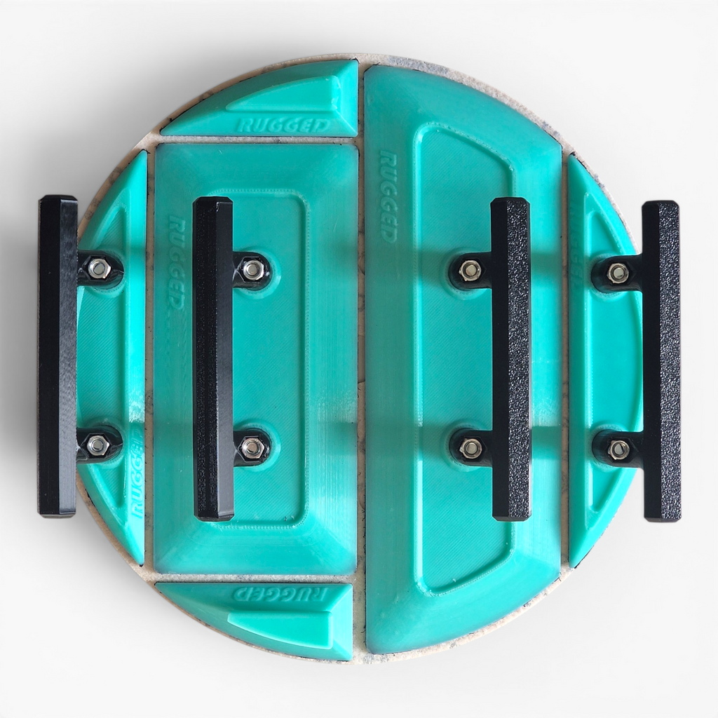 Zestaw 6 mini pacek szlifierskich na papier 225mm