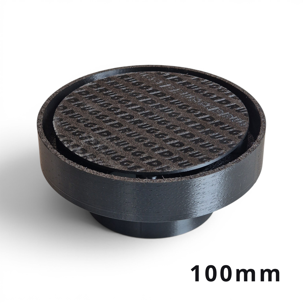 Ukryta wentylacja magnetyczna okrąg 100mm Czarna