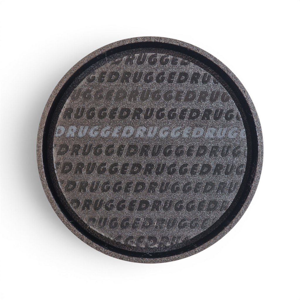 Ukryta wentylacja magnetyczna okrąg 100mm Czarna