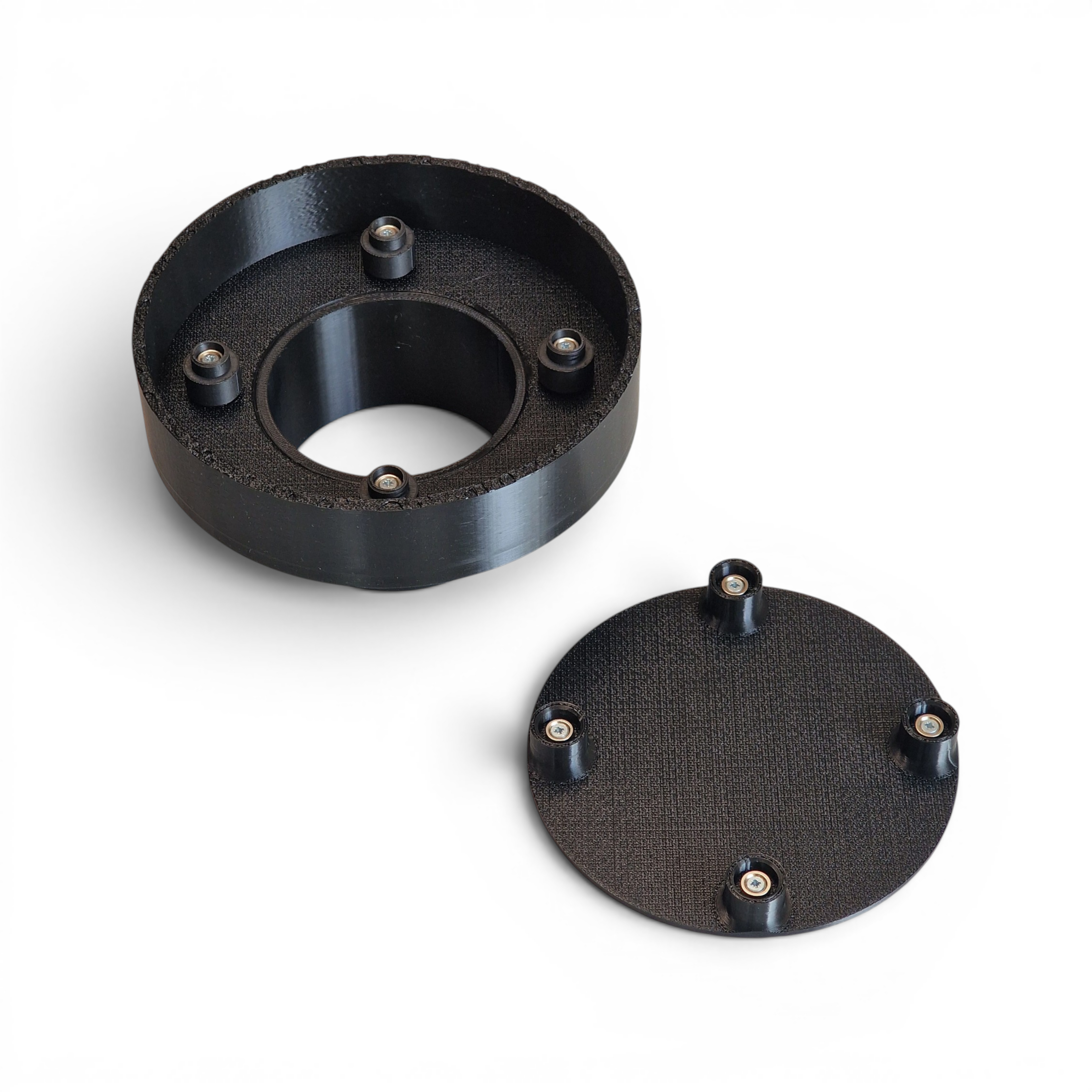 Ukryta wentylacja magnetyczna okrąg 150mm Czarna