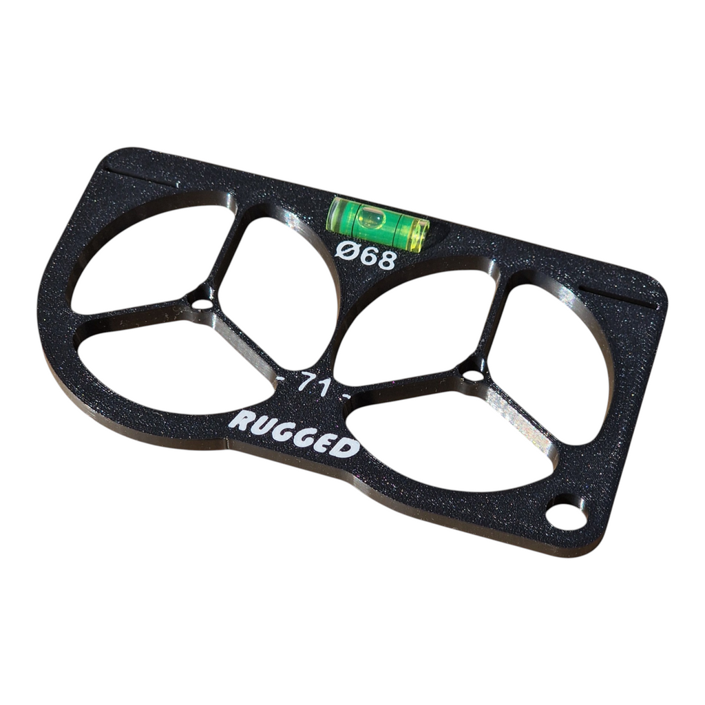 Electrical box mounting template - 2